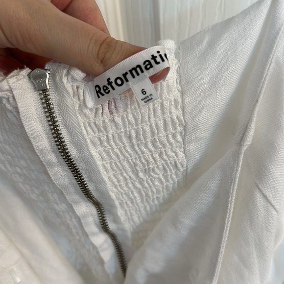 Reformation Barrington Linen Dress - Picture 2 of 7